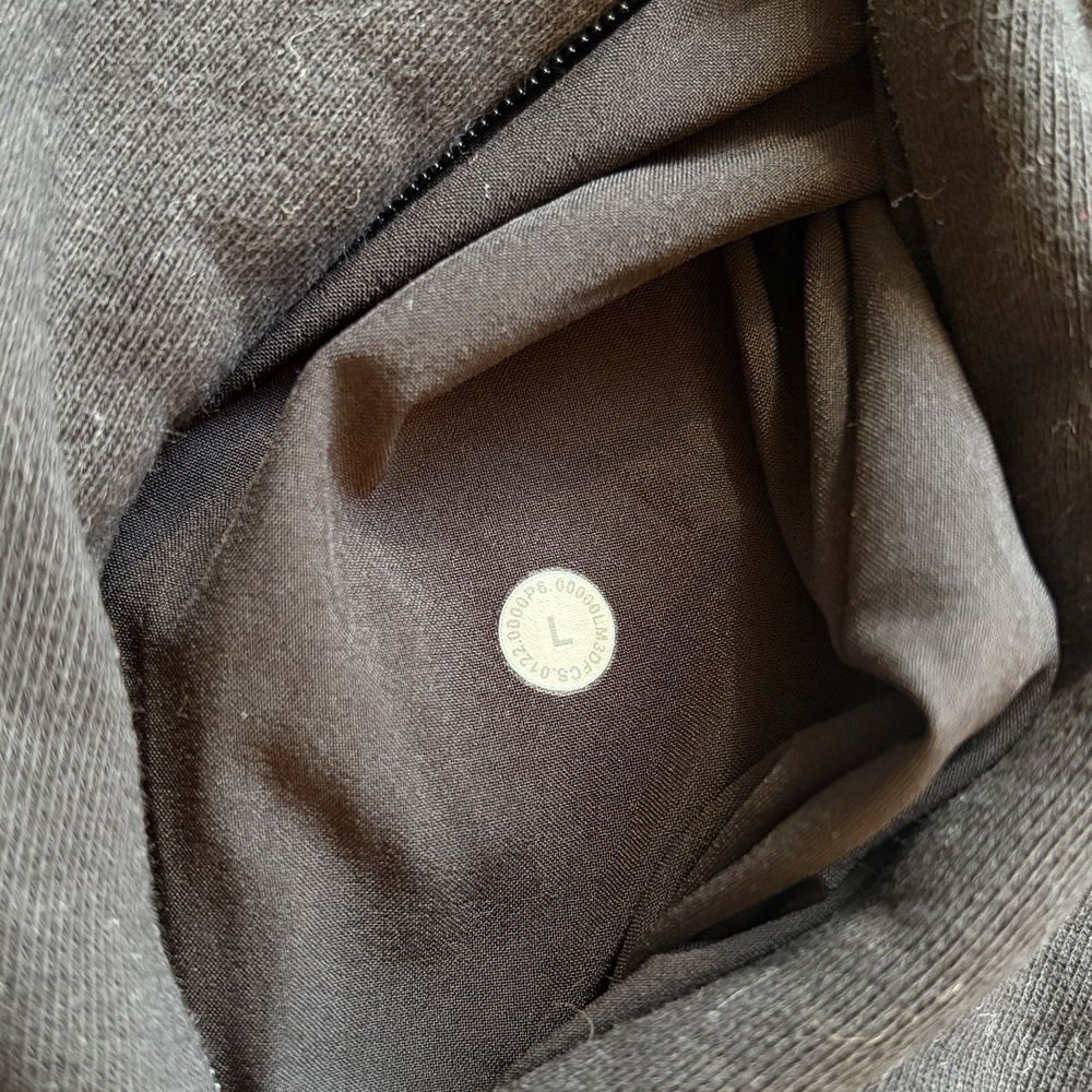 Lululemon French Terry Oversized Pullover Hoodie Men's Large M3DFCS Black - Picture 7 of 9